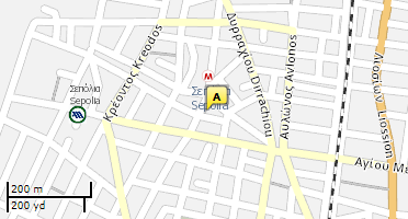 Location of business on map