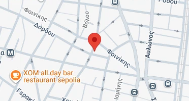 Location of business on map