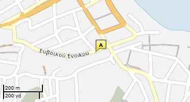 Location of business on map