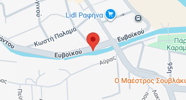 Location of business on map