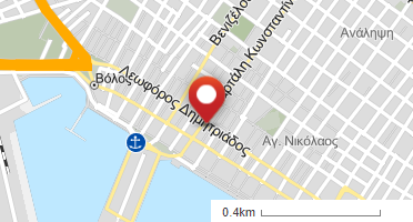 Location of business on map