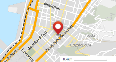 Location of business on map