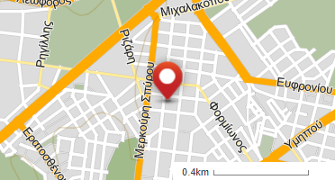 Location of business on map