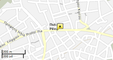 Location of business on map