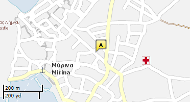 Location of business on map