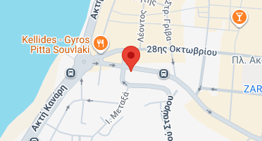 Location of business on map