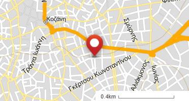 Location of business on map