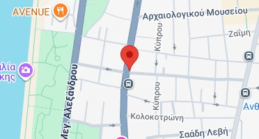 Location of business on map