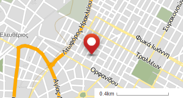 Location of business on map