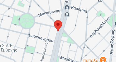 Location of business on map