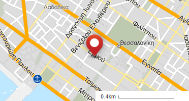 Location of business on map