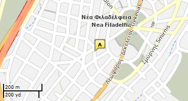 Location of business on map