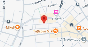 Location of business on map