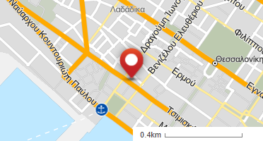 Location of business on map