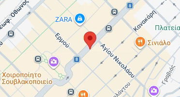 Location of business on map
