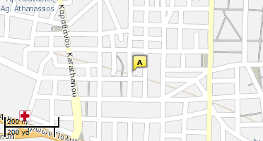 Location of business on map