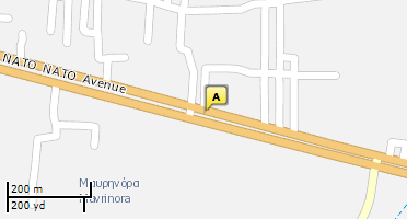 Location of business on map
