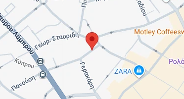 Location of business on map