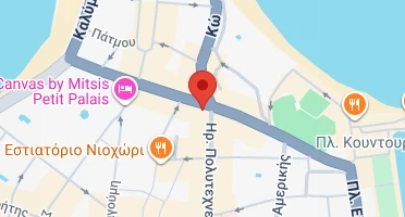 Χάρτης και σημείο της επιχείρησης