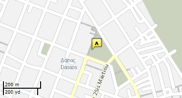 Location of business on map