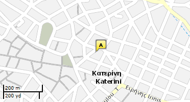 Location of business on map