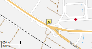Location of business on map