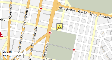 Location of business on map