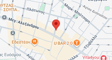Location of business on map