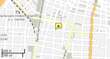 Location of business on map