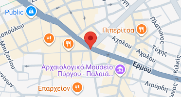 Location of business on map