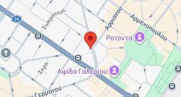 Location of business on map