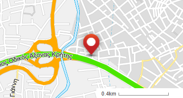 Location of business on map