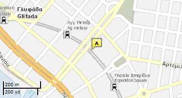 Χάρτης και σημείο της επιχείρησης