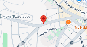 Location of business on map