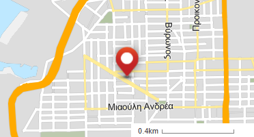 Location of business on map