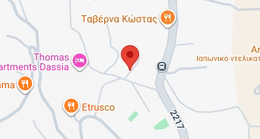 Location of business on map