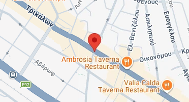 Location of business on map