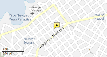 Location of business on map
