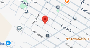 Location of business on map