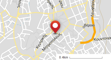 Location of business on map