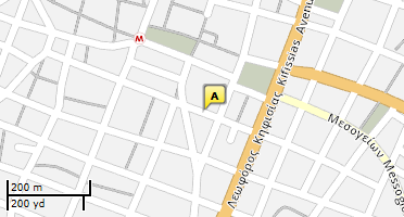 Location of business on map
