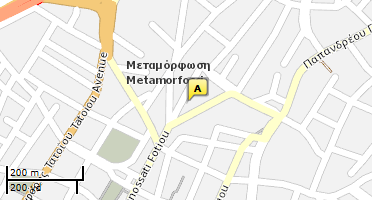 Location of business on map