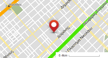 Location of business on map