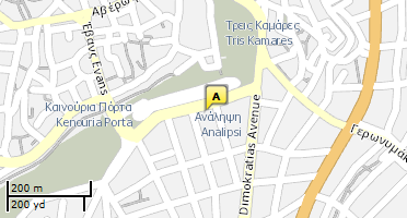 Χάρτης και σημείο της επιχείρησης