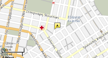 Location of business on map