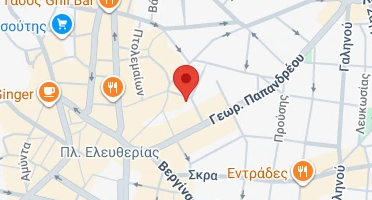 Location of business on map