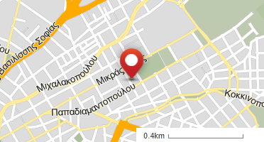 Location of business on map