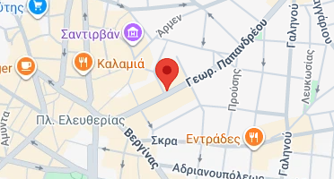 Location of business on map