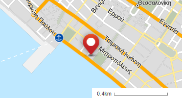 Location of business on map