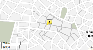 Location of business on map